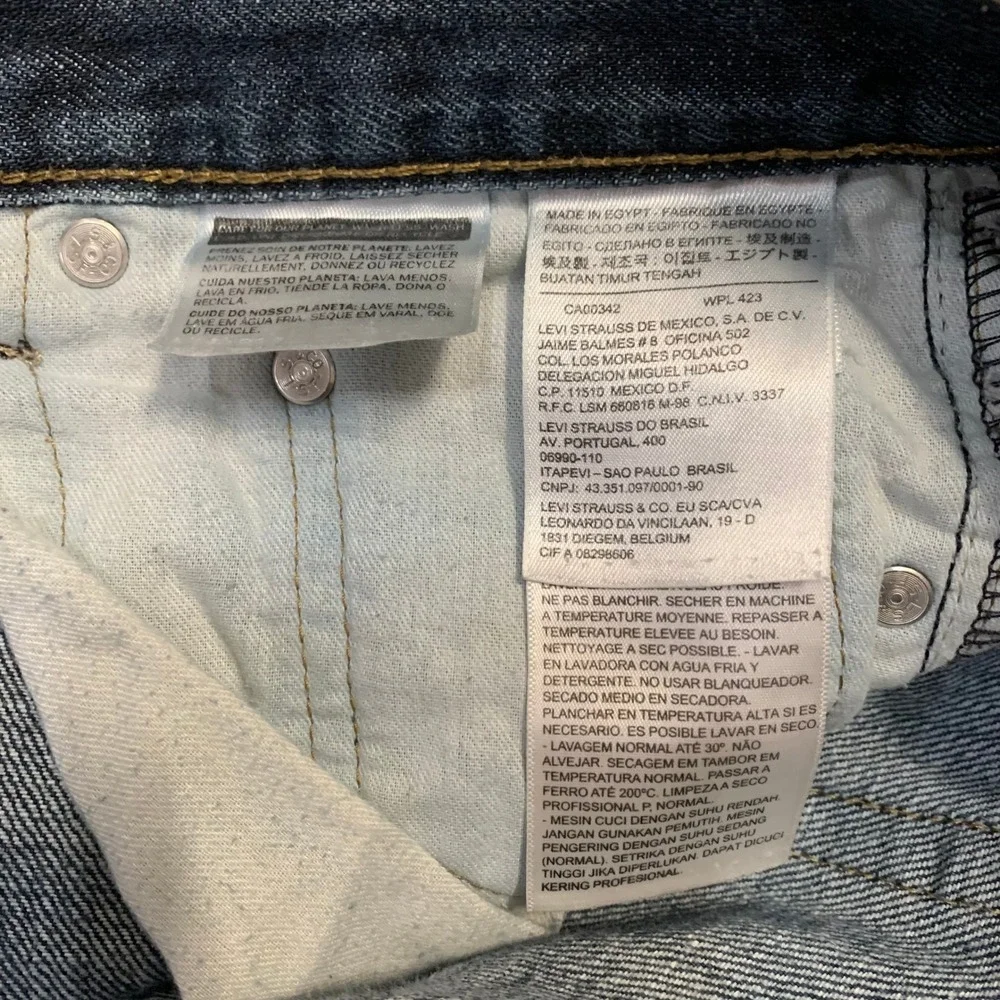 Levi's 514 Straight Leg Jeans Medium Wash Men's 30x32 Modern Denim